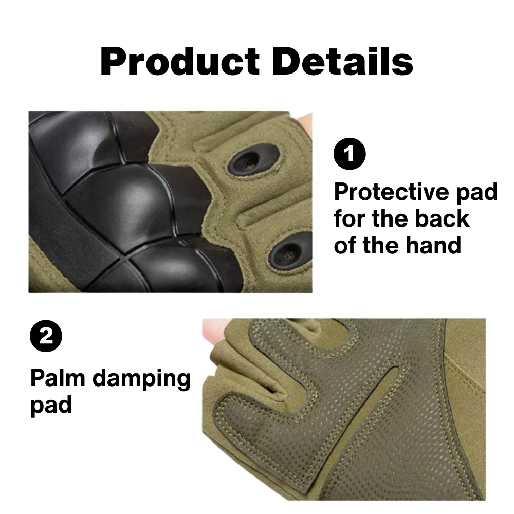 Motorcycle Tactical Gloves – Touchscreen, Shockproof & Protective Gear