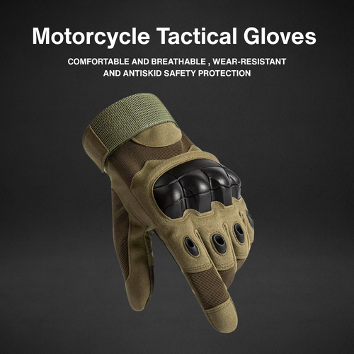 Motorcycle Tactical Gloves – Touchscreen, Shockproof & Protective Gear