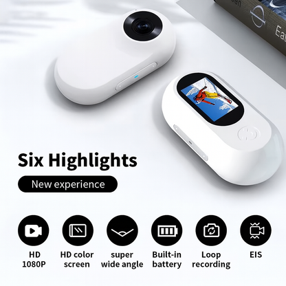 Mini Thumb Sports Camera with Display
