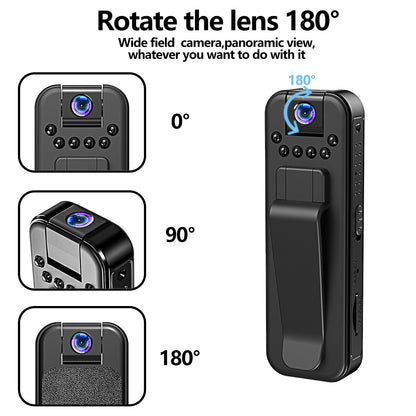 Zypcam™- Clip Action Camera 1080P